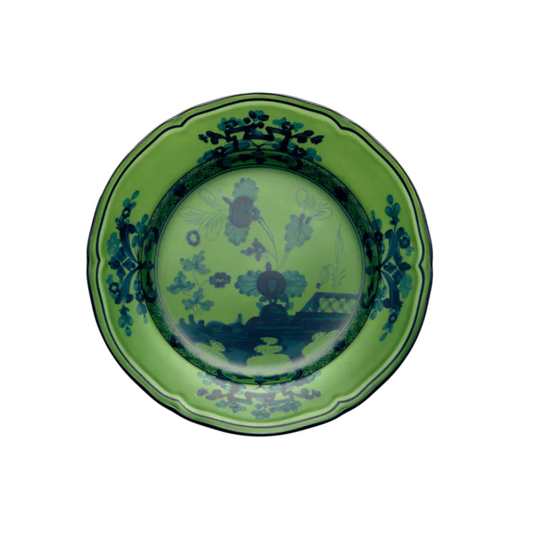 Oriente Italiano Bread Plate (Malachite) | Lakeview Home