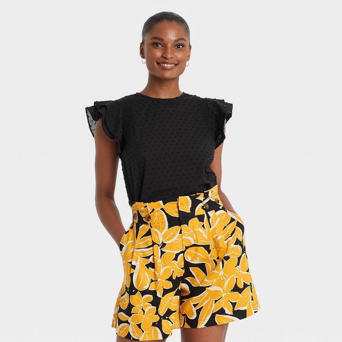 Women's Ruffle Short Sleeve Blouse - Who What Wear™ | Target