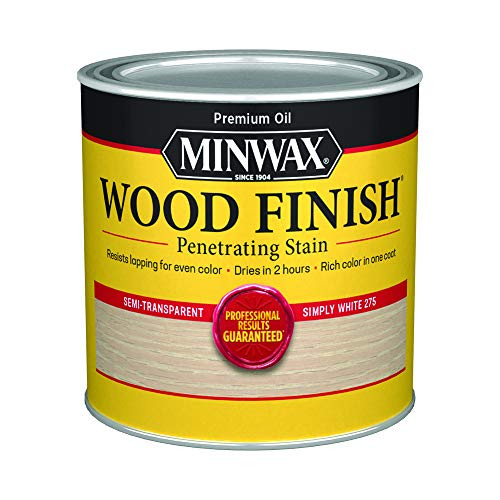 Minwax Wood Finish 227654444, Simply White Stain, Half Pint | Amazon (US)