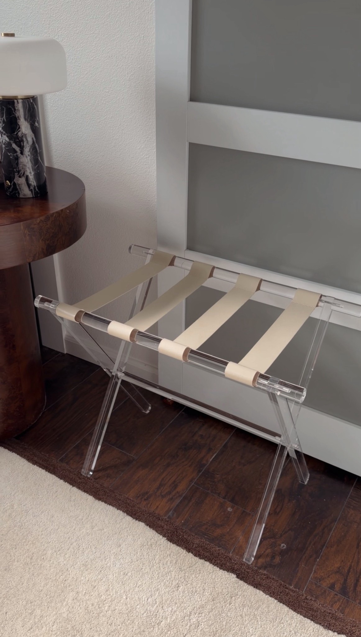 Acrylic luggage rack

#LTKHome