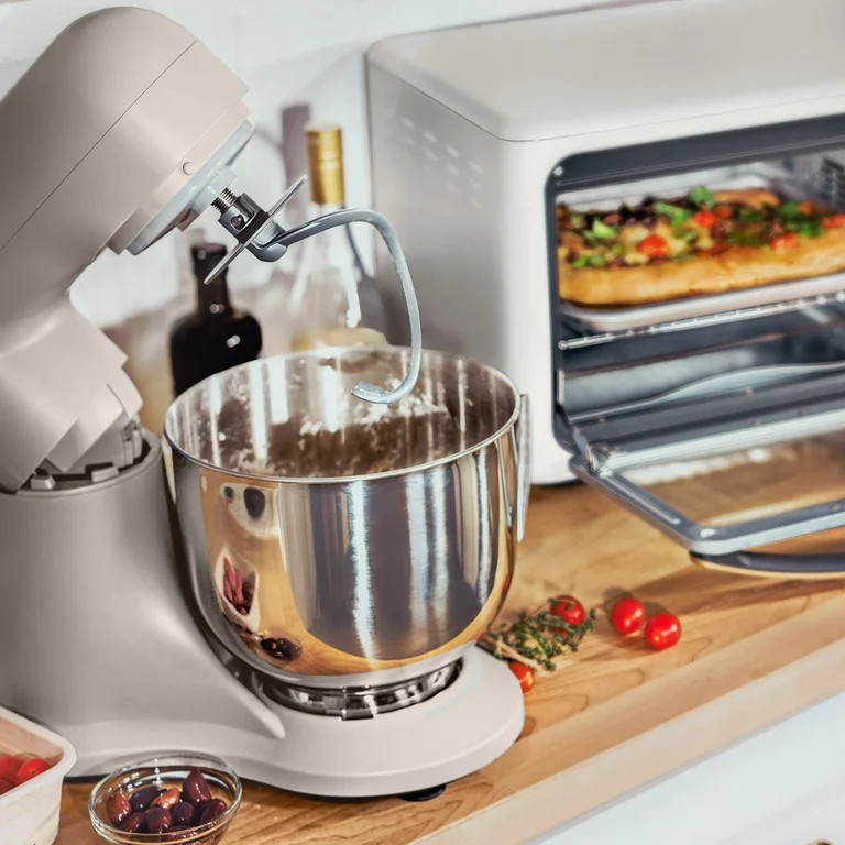 Beautiful 5.3 Qt Stand Mixer, Lightweight & Powerful with Tilt-Head, Porcini Taupe by Drew Barrym... | Walmart (US)