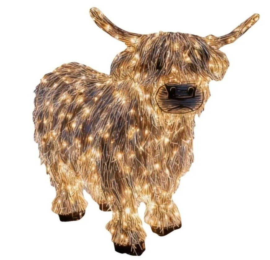 Mini highland cow that lights up. Be still my heart.