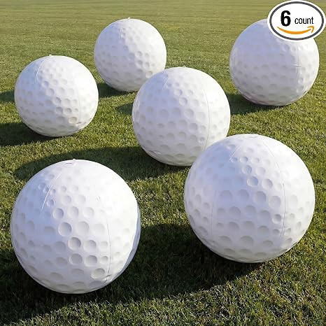 Golf Beach Balls Inflatable Golfing Gift Balls Party Decorations Golfers Gag Gift Fun Coastal Des... | Amazon (US)