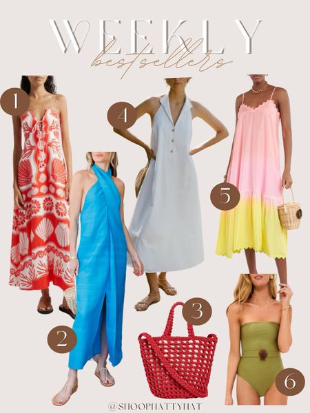 Weekly best sellers - summer dresses - ootd - summer fashion - tuckernuck swimsuit - summer outfit ideas - preppy fashion - designer looks - summer tote bag 

#LTKSwim #LTKStyleTip #LTKSeasonal