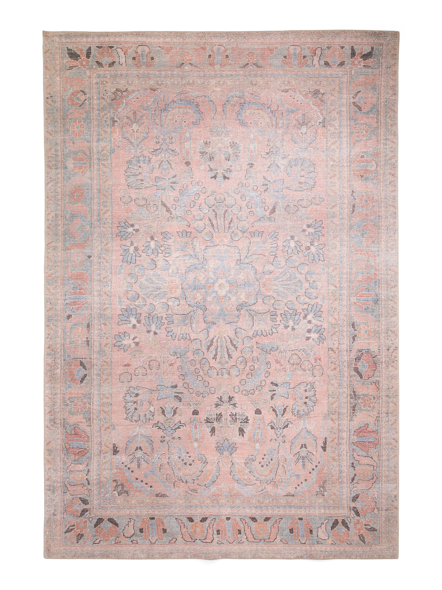 Made In Turkey 6x9 Washable Kindred Vintage Look Area Rug | TJ Maxx
