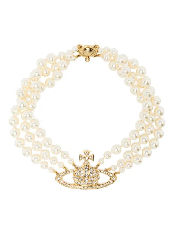 Bas Relief three-row choker necklace | Farfetch Global
