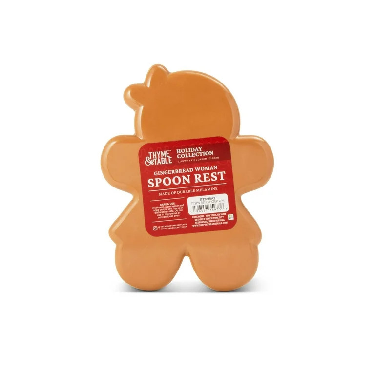 Thyme & Table Spoon Rest - Gingerbread Woman | Walmart (US)