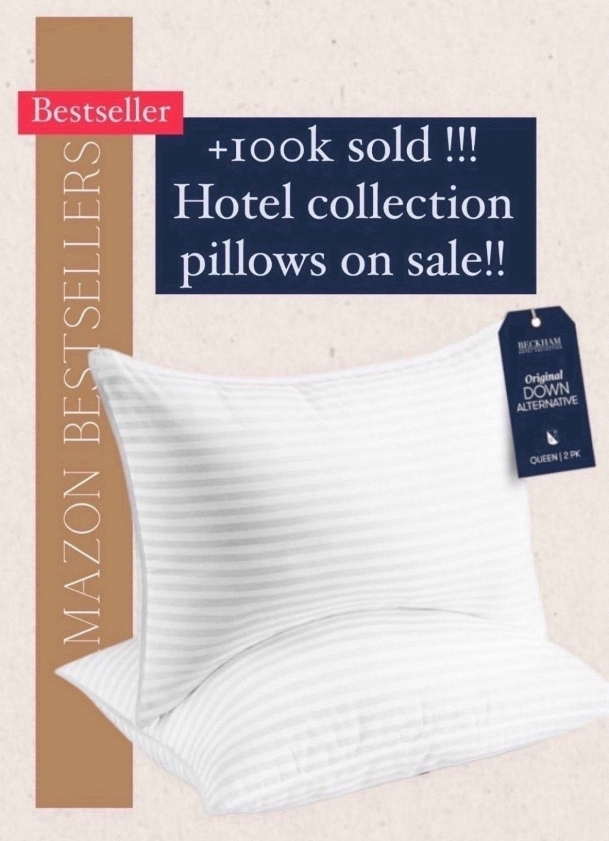 most loved Black Friday deal is live! limited time 

This hotel collection pillow has been a most loved bestseller and if you are in the market for new pillows then you should take a look.  There is a deal on it right now