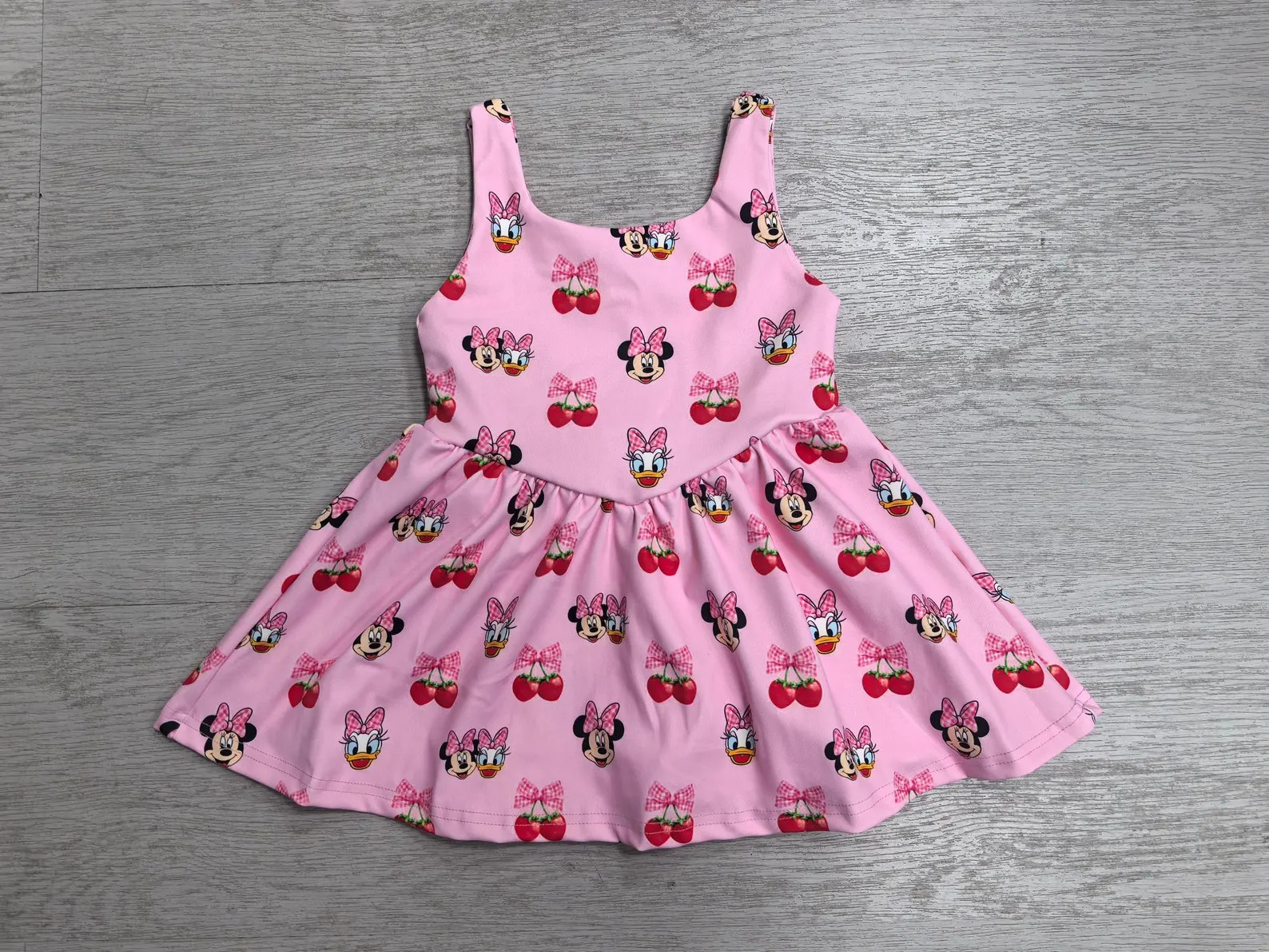 Minnie and Daisy Red Bow Short Sleeve Athletic Dress, Shorts Pull Down in the Back, Women and Gir... | Etsy (US)