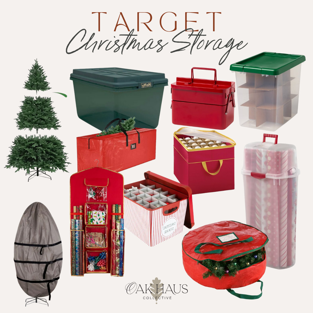 Christmas storage, christmas organization, storage boxes, christmas tree bag  

 #LTKmomlife #LTKHome #LTKFindsUnder100
