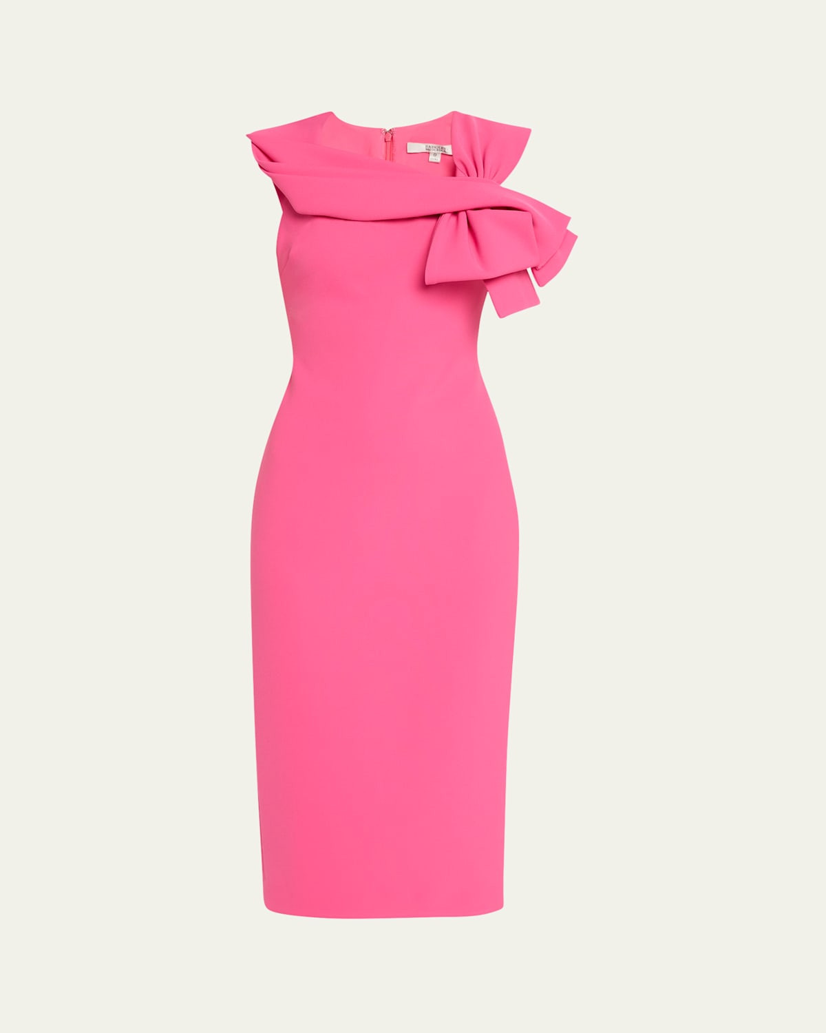 Bow-Front Midi Sheath Dress | Bergdorf Goodman