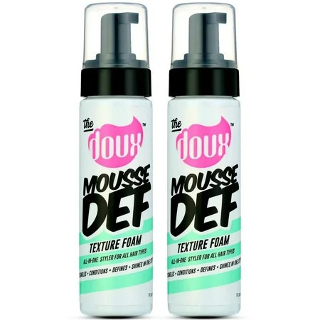 The Doux Mousse Def Texture Foam (2-Units) 7 oz Each - Multi-Use Mousse Hair Foam | Walmart (US)