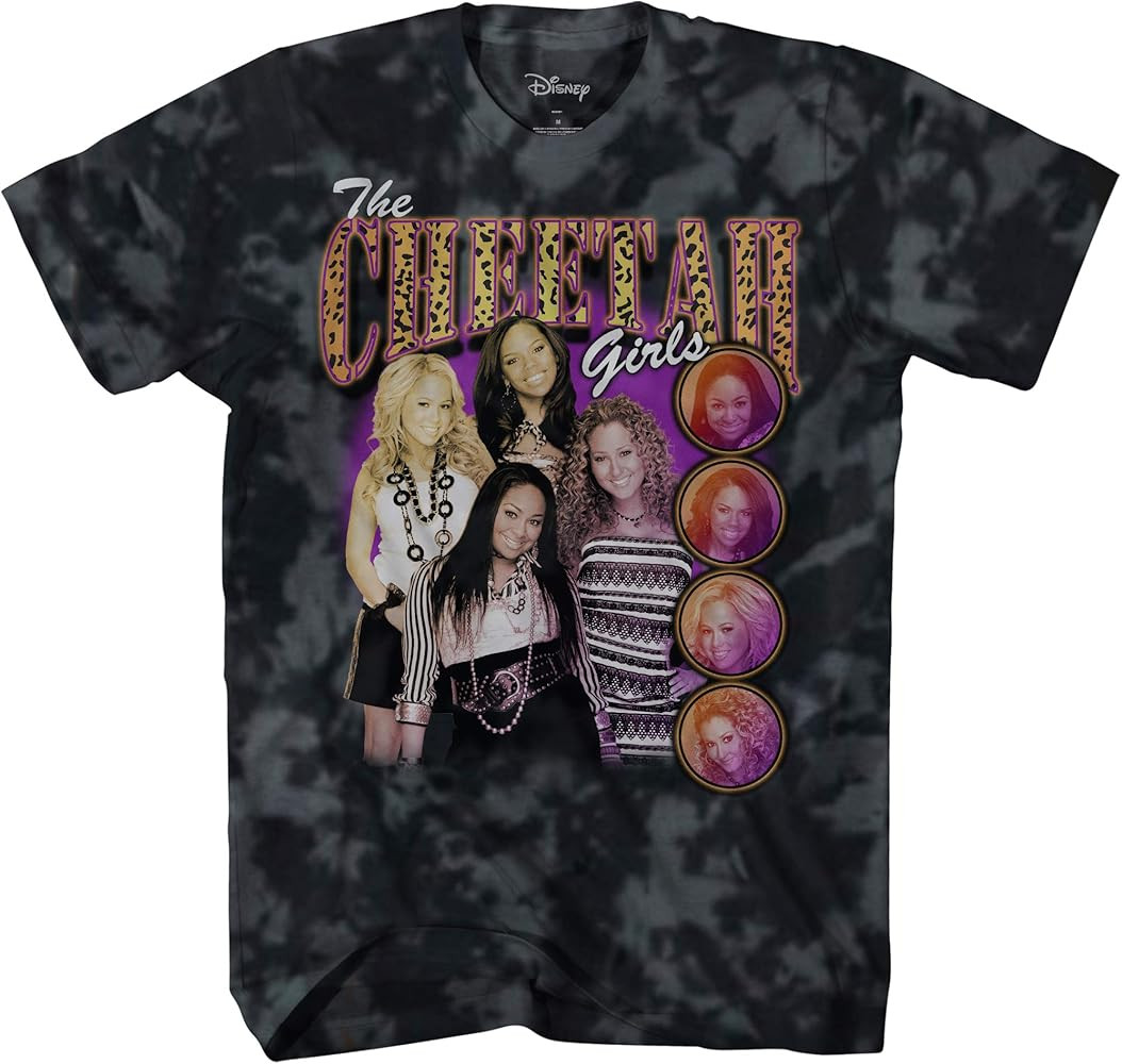 Mens Cheetah Girls Dye Shirt - Cheetah Girls, Dorinda, Aqua Tie Dye Graphic T-Shirt | Amazon (US)