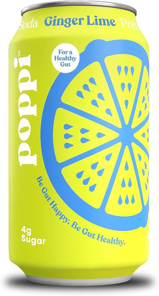poppi A Healthy Sparkling Prebiotic Soda, w/ Real Fruit Juice, Gut Health & Immunity Benefits, 12... | Amazon (US)