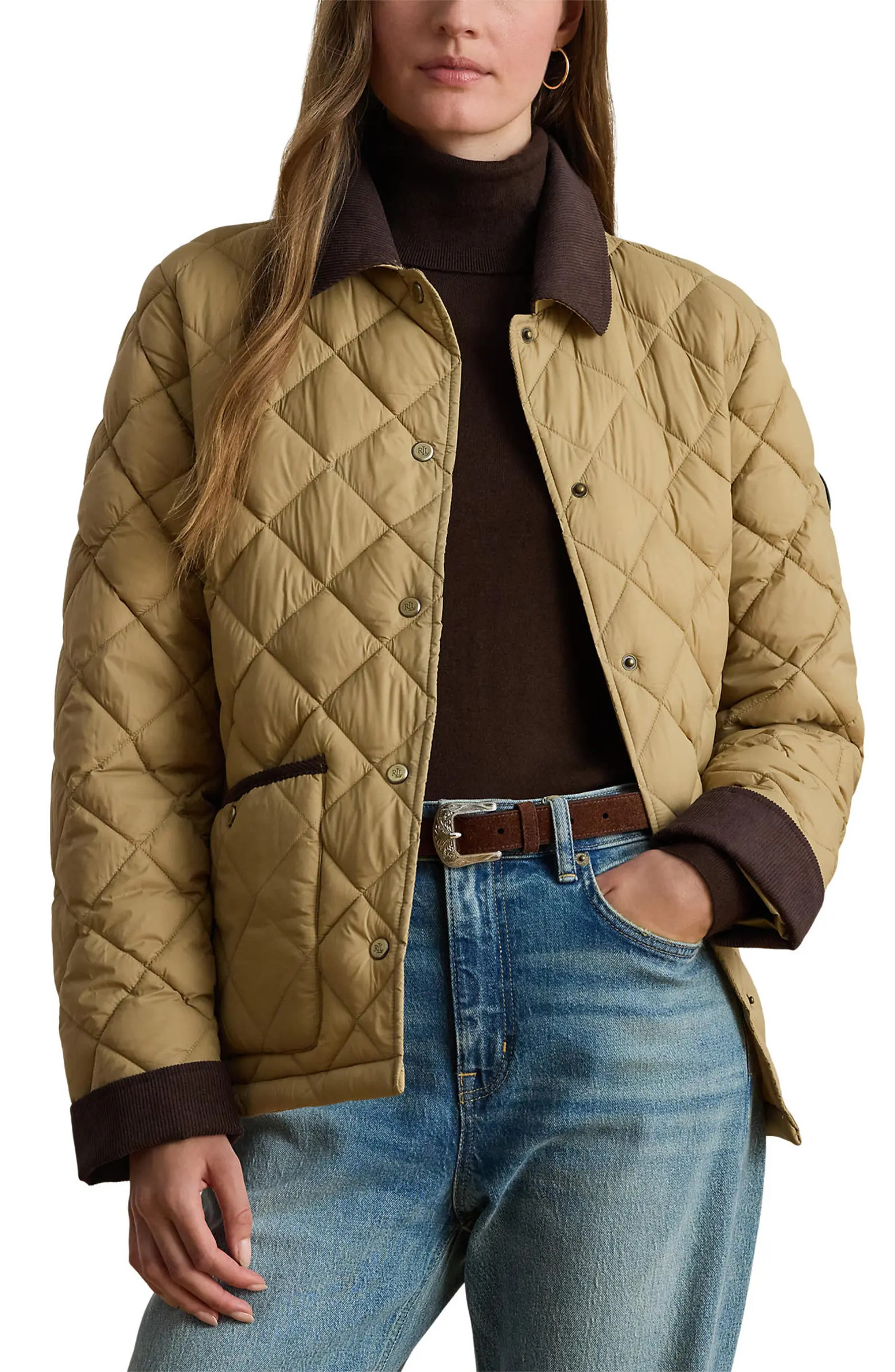 Lauren Ralph Lauren Diamond Quilted Jacket | Nordstrom | Nordstrom