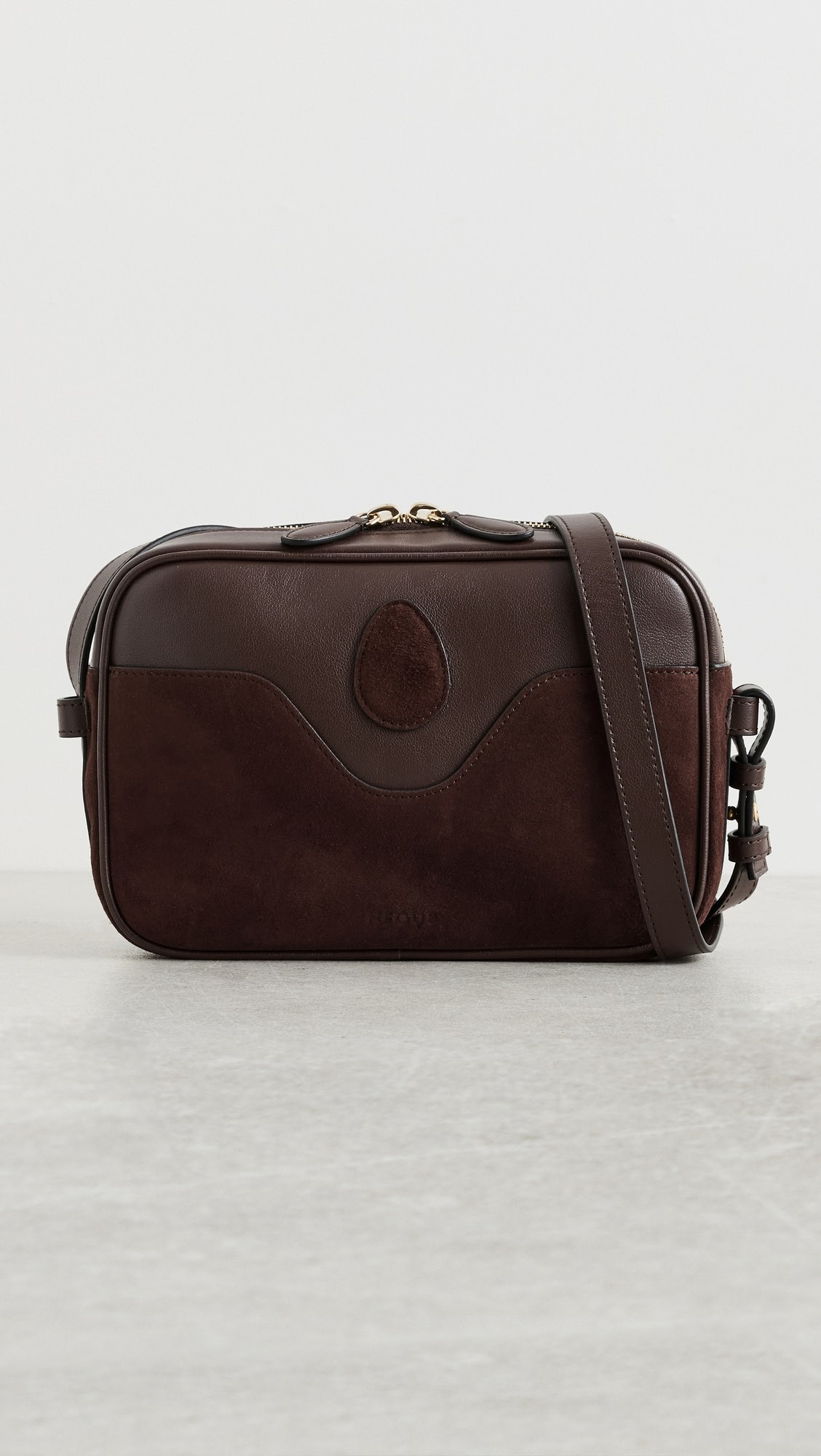 Leo Leather and Suede Crossbody Bag | Shopbop