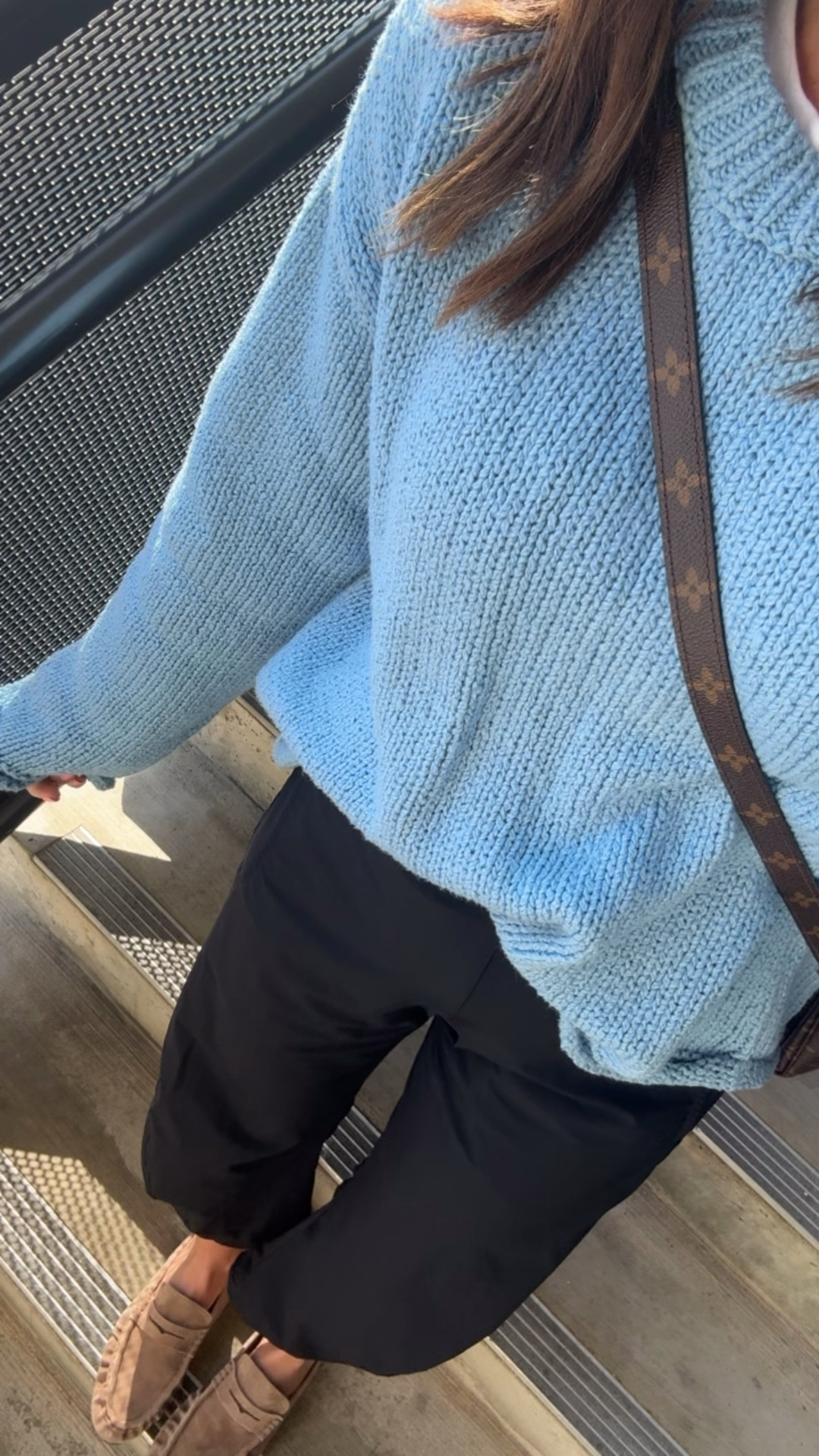 Outfit of the day. Spring style. 
XS sweater. Size 2 petite in pants. 
Loafer mules tts 

#LTKSeasonal #LTKdayinmylife #LTKmomlife