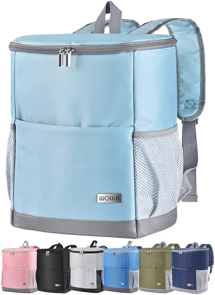 Insulated Cooler Backpack Outdoor - Leak Proof Backpack Cooler 30 Cans, Waterproof Lightweight Co... | Amazon (US)