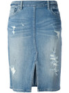 Click for more info about MARC BY MARC JACOBS distressed denim skirt