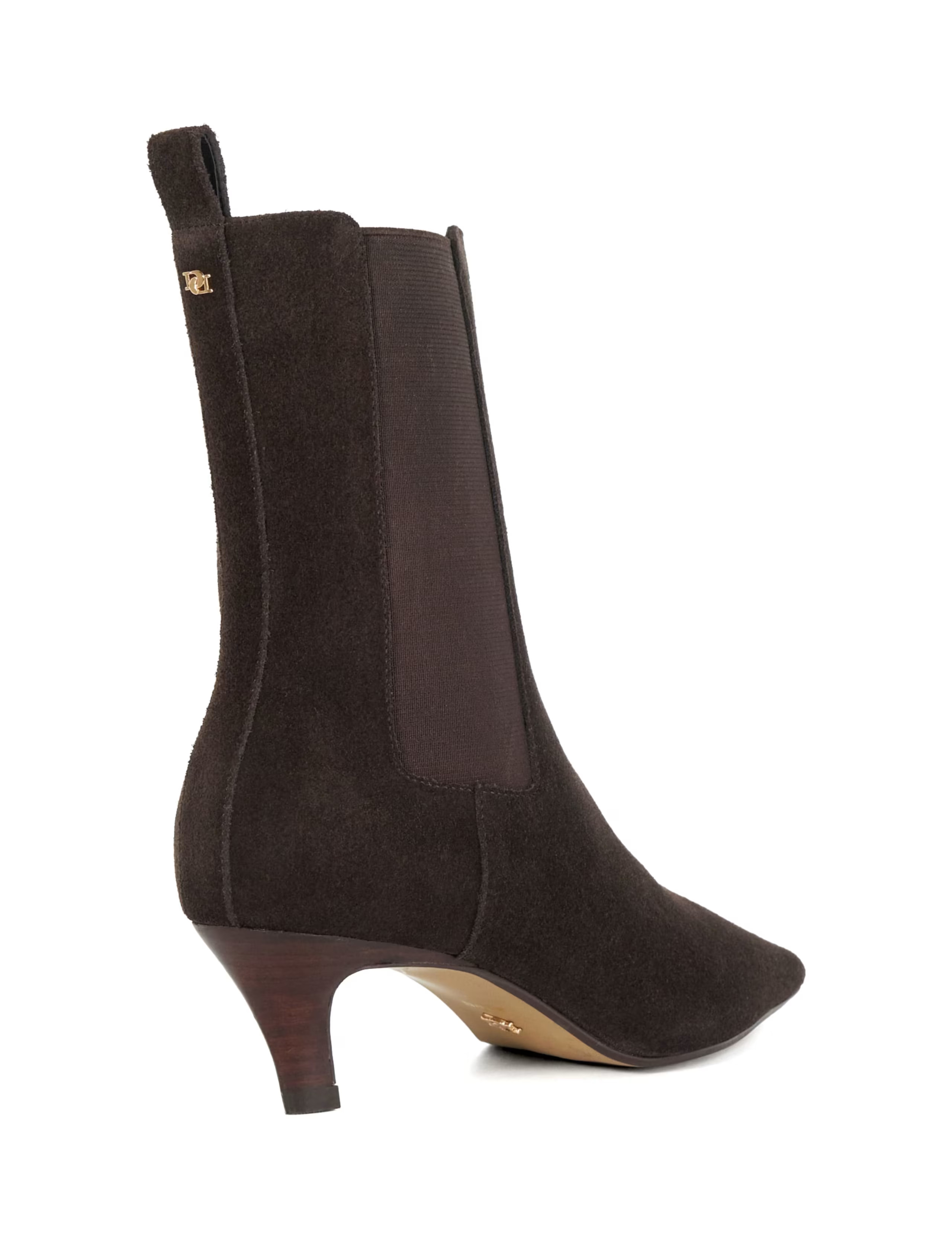 Leather Kitten Heel Ankle Boots | Dune London | M&S | Marks & Spencer (UK)