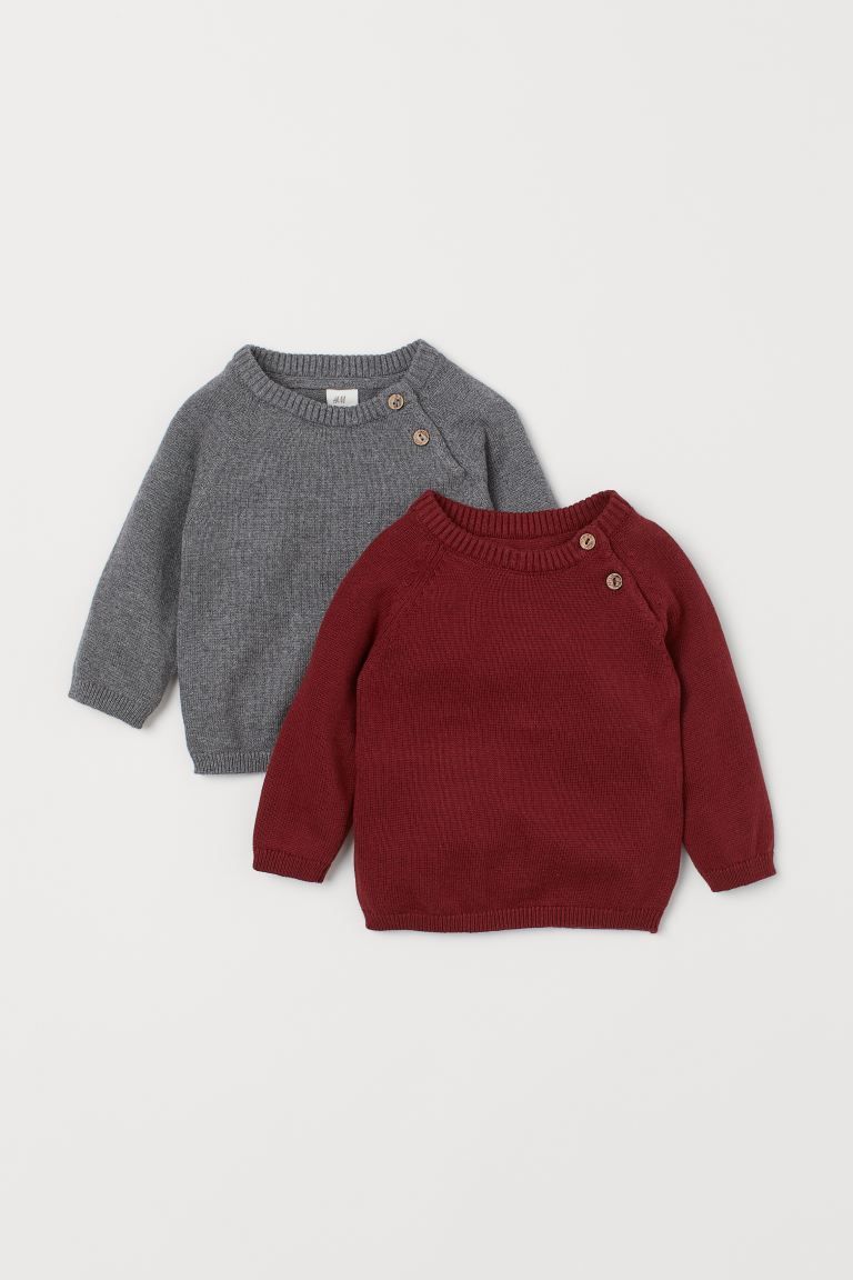 2-pack Fine-knit Sweaters | H&M (US)