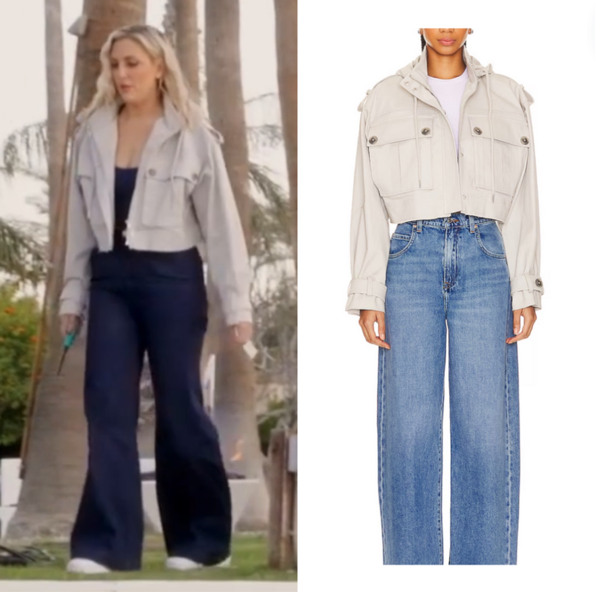 Gina Kirschenheiter’s Cropped Hooded Jacket