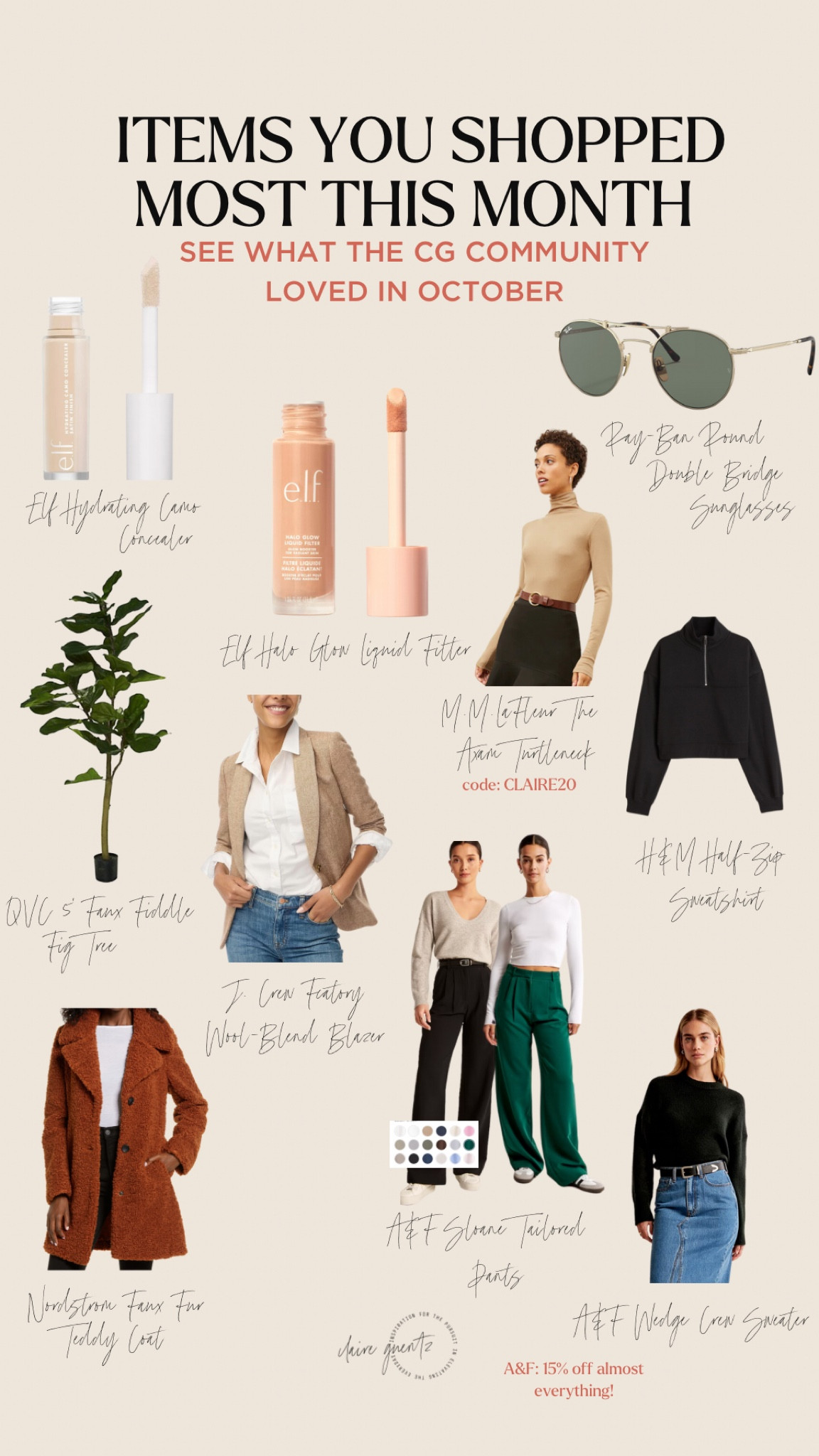 CG favs for October! 

#LTKbeauty #LTKstyletip #LTKsalealert