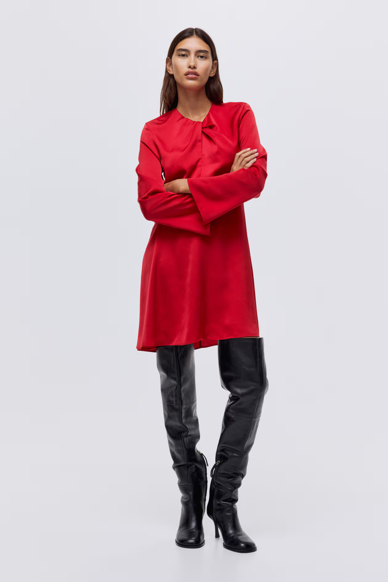 Jurk met gedraaid detail | H&M (DE, AT, CH, NL, FI)