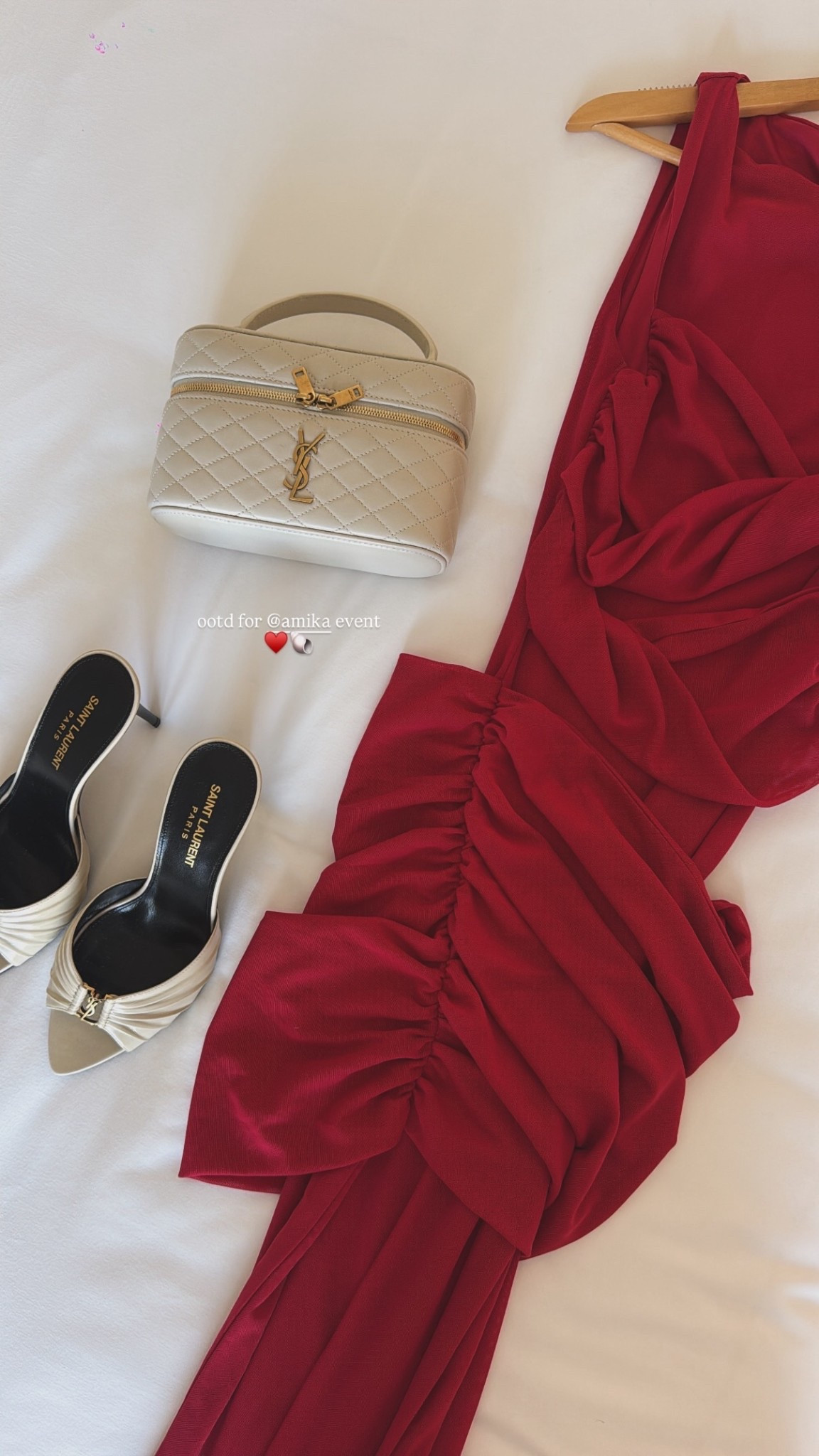 YSL ootd for amika event 
♥️🐚

#LTKWorkwear #LTKBeauty