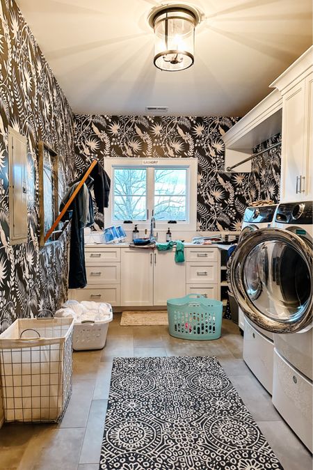 Having an organized & styled laundry room with plenty of laundry baskets makes doing laundry more enjoyable! You could even change out the baskets with some spring colors! Add a touch of seasonal color to keep it feeling new and fresh! 

#LTKSeasonal #LTKstyletip #LTKhome