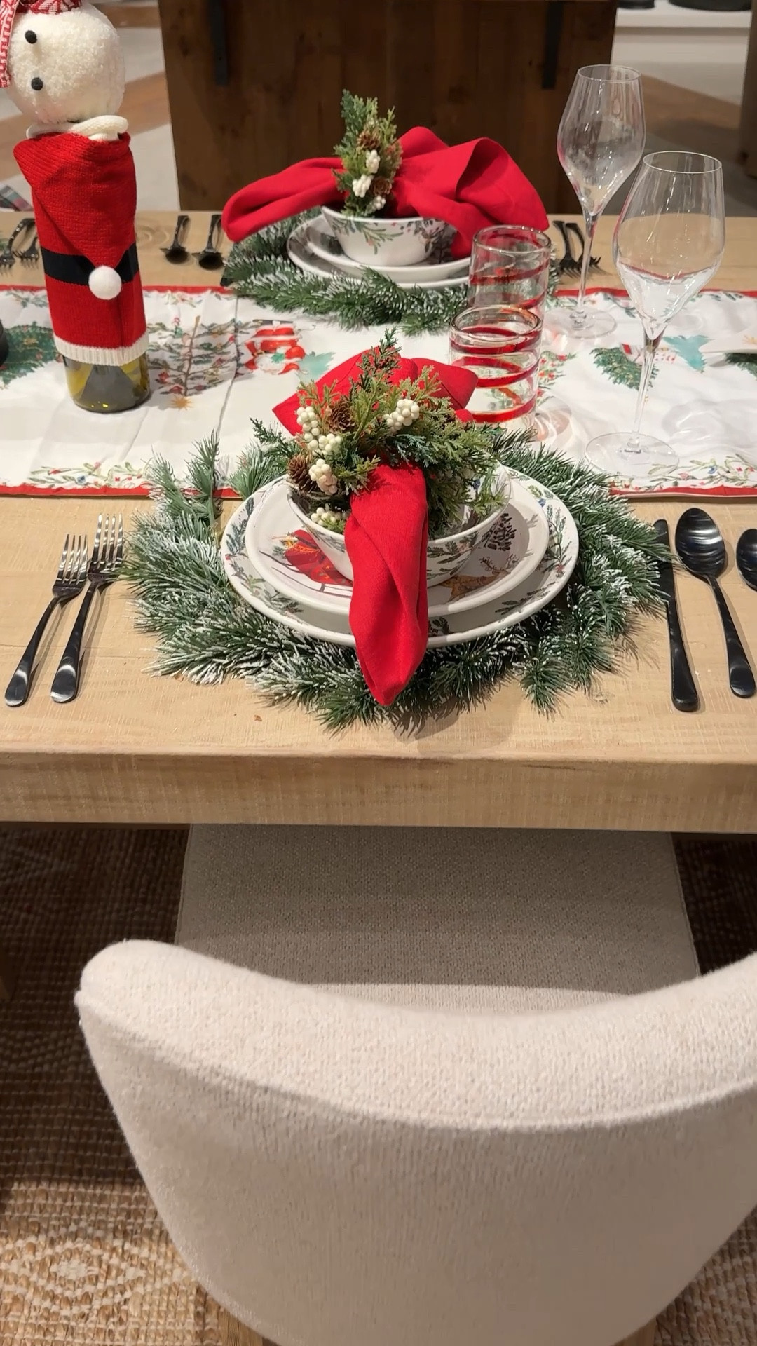 Classic Christmas, but make it elevated! 🎄✨ The Christmas in the Country Stoneware Dinnerware Collection sets the tone for a timeless holiday table with its soft glaze and cozy, traditional feel. 😍Styled with greenery and seasonal details, it creates a welcoming tablescape that feels festive without being overdone. 🌿 A beautiful foundation for holiday gatherings, from casual dinners to special celebrations! 🍽️💫🍾 #HolidayTablescape #ChristmasTable #HolidayEntertaining

#LTKHoliday #LTKSeasonal #LTKHome