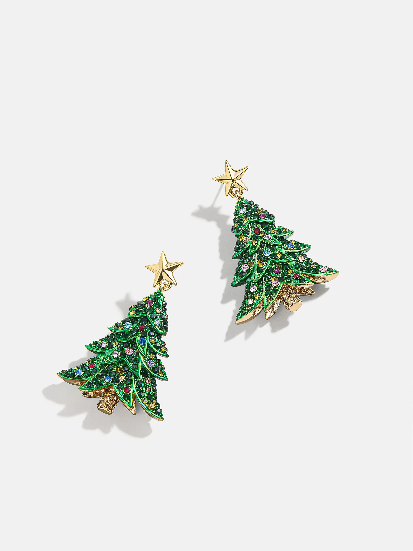 Pine-ing For You Earrings - Green Christmas Tree | BaubleBar (US)