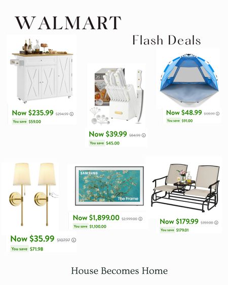 Walmart flash deals 

#LTKsalealert #LTKhome #LTKfamily