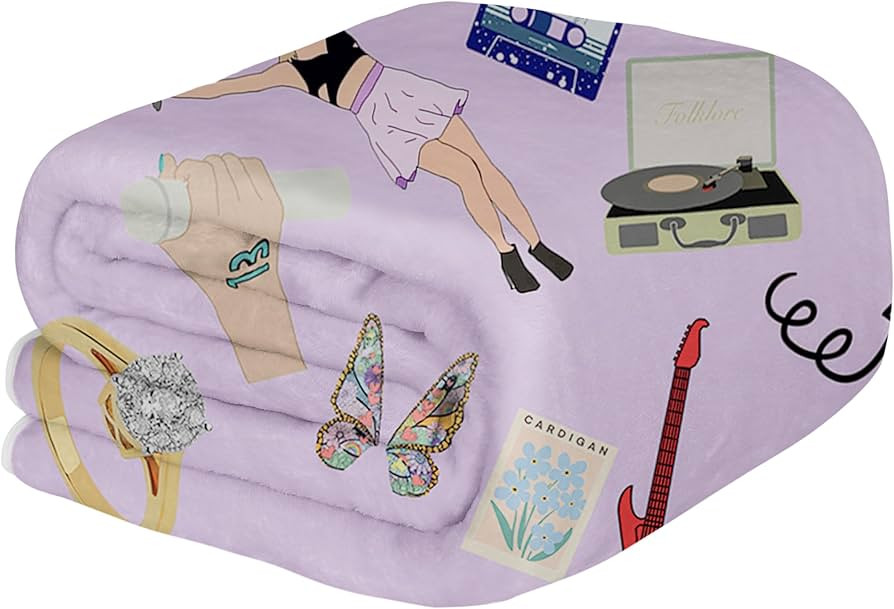 Flannel Throw Blanket for Couch, Super Soft Cozy Warm Bed Blanket, Large Lightweight Breathable G... | Amazon (US)