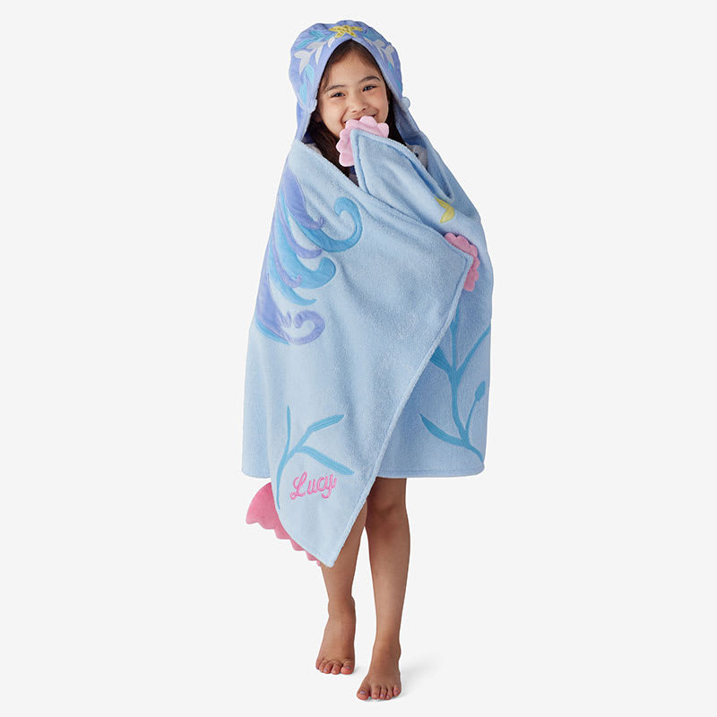 Hooded Towel - Mermaid | The Company Store