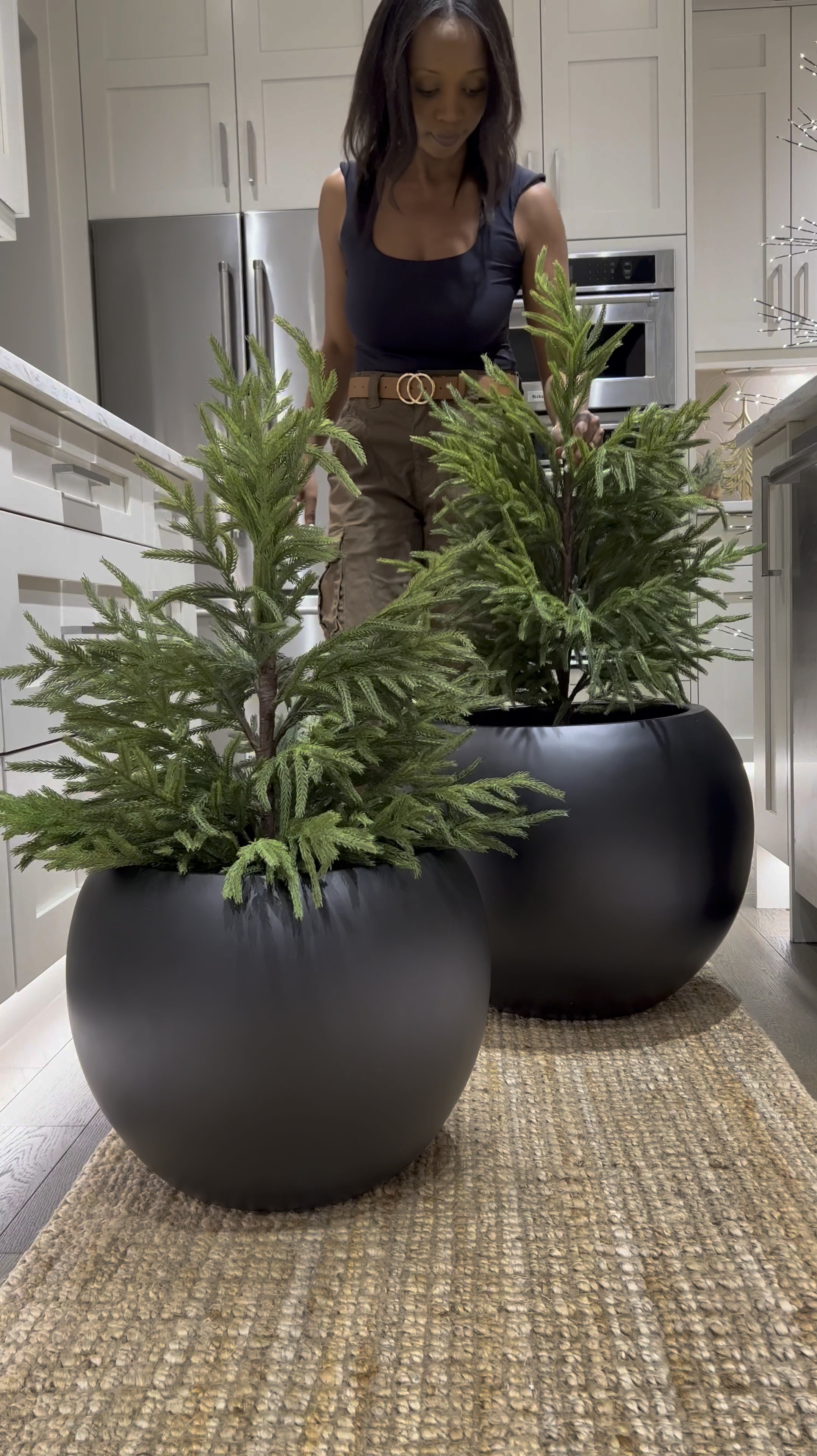 ❗️I mean look at these planters from Amazon!!! 🫢🤌🏽….They are  gorgeous! 🥰 I got the large size and medium to create this look. You can even use these for four Christmas tree! 💕

To shop, scroll below ☺️


#LTKSeasonal #LTKVideo #LTKHome