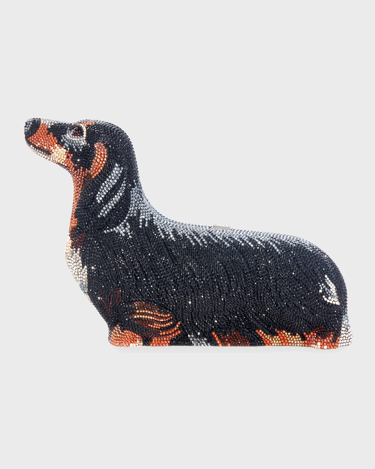 Romeo Dachshund Minaudiere Crystal Clutch Bag | Neiman Marcus