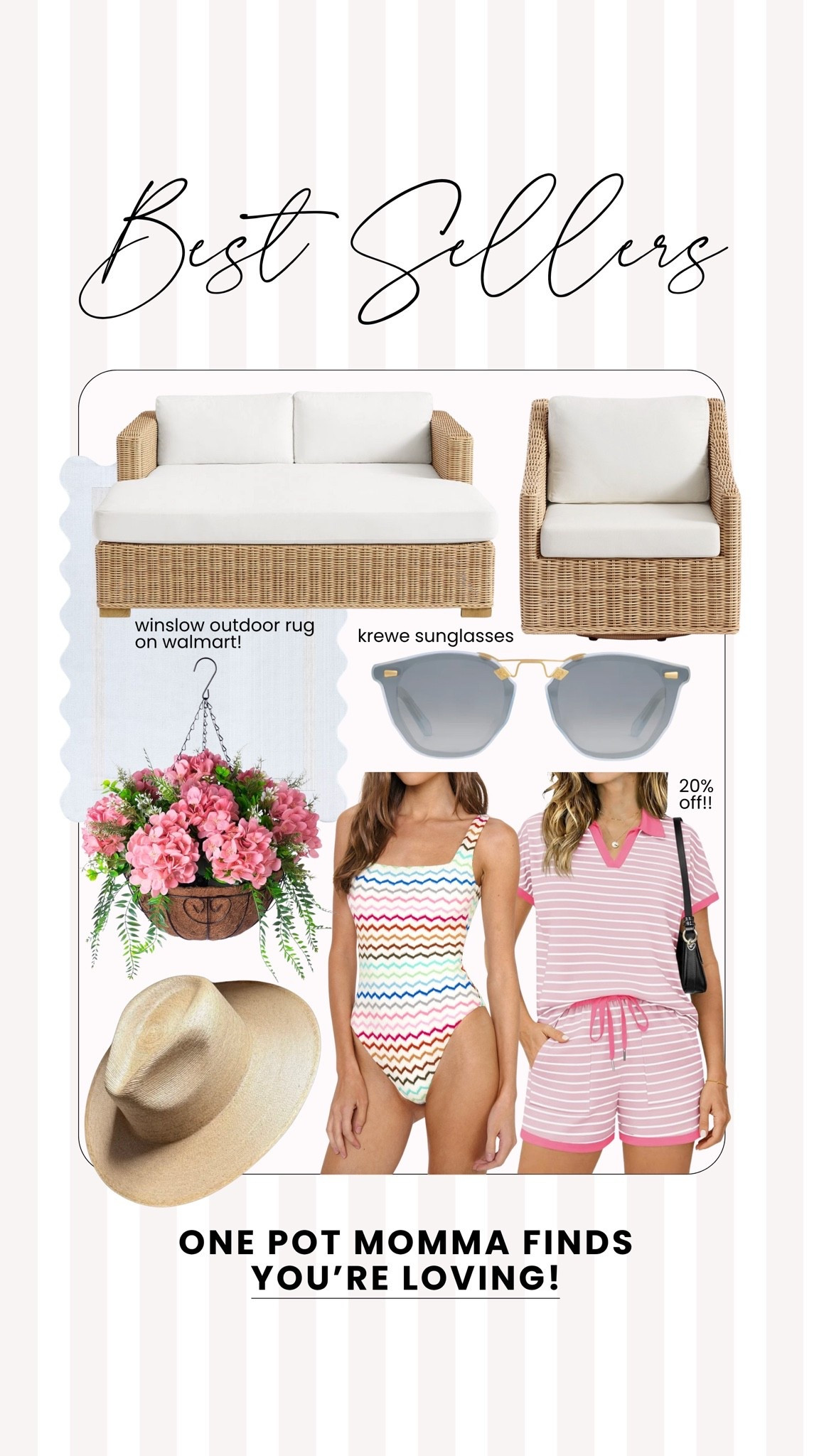 One pot momma finds you’re loving lately!

#bestsellers #patio #swimweat #outdoor #summeroutfits #krewe #showmeyourmumu #patiofurniture #potterybarn #amazon

#LTKActive #LTKSwim #LTKHome