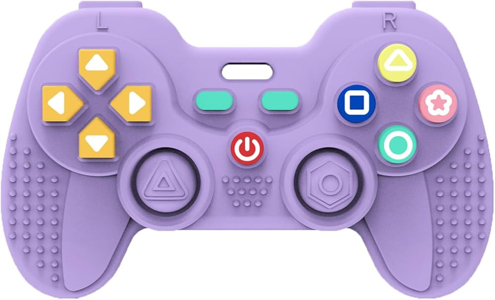 1 Pack Silicone Teethers for Babies 6-12 Months, Teething Toys for Babies 0-6 Months, Remote Teet... | Amazon (US)