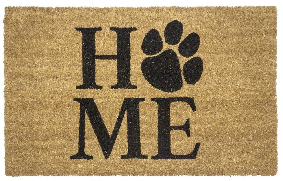 Entryways Home Pawprint Doormat , 17x28 | Chewy.com