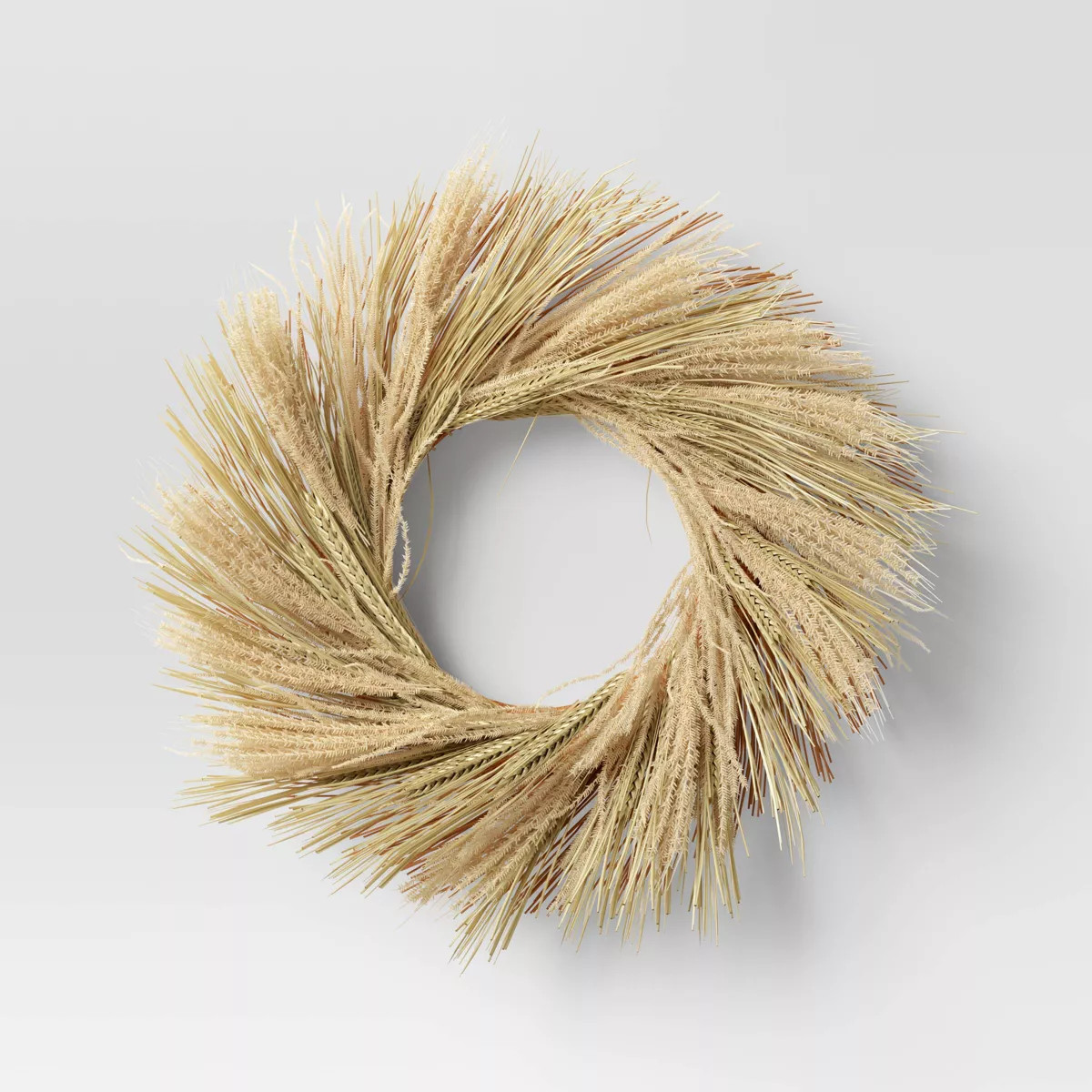 Bleached Grass Wreath - Threshold™ | Target