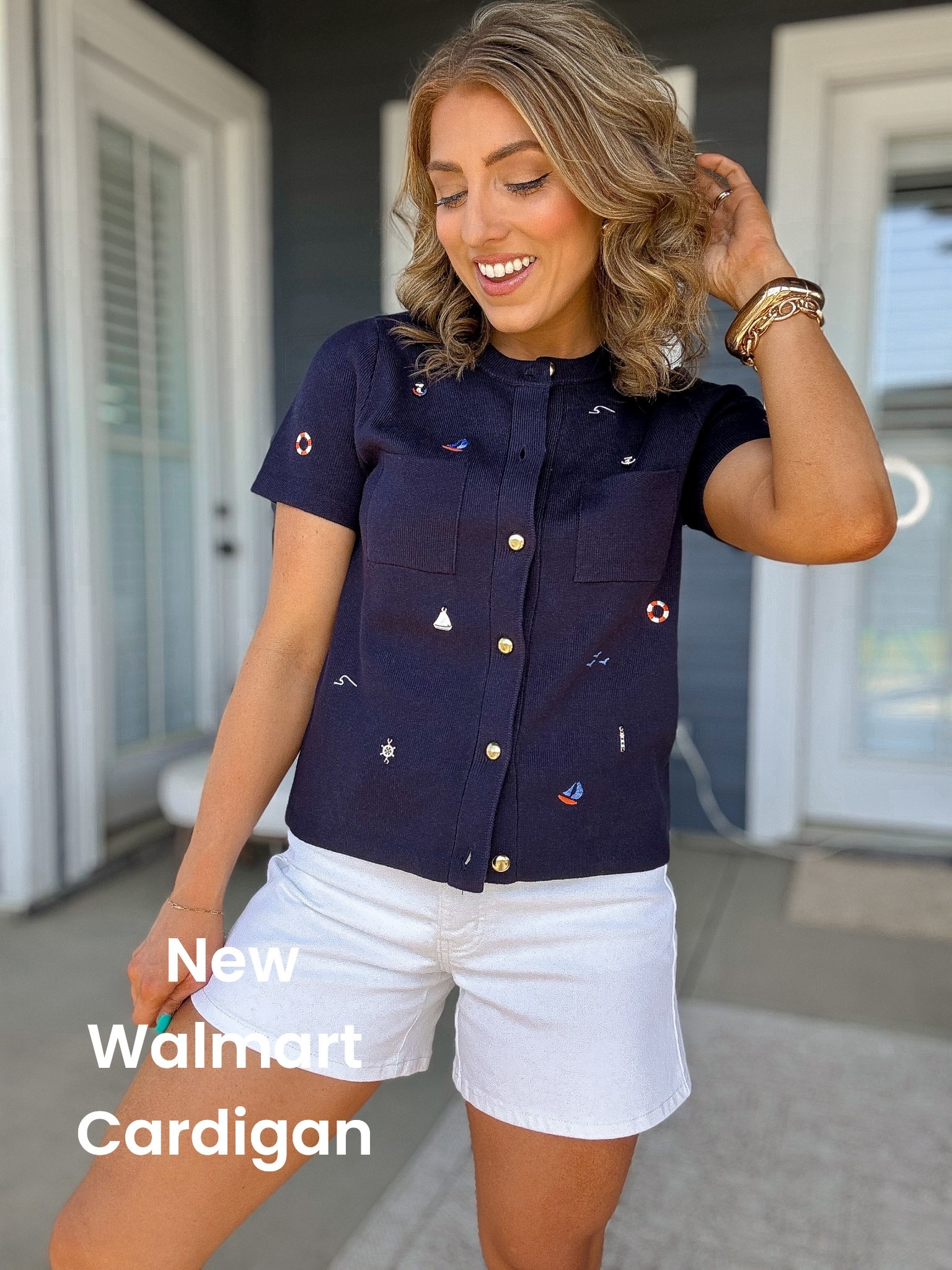 Okay this NEW Walmart collection piece might be my favorite ⚓️

This navy sweater with the cutest nautical details is such a fun elevated basic—lightweight enough for warmer days but still gives that polished, put together feel. Paired it with white shorts for the perfect spring to summer outfit 🙌

It’s giving designer vibes without the price tag and I know this one will sell fast 👏

#walmartfashion #walmartnewarrivals #walmartstyle #springoutfits #summeroutfits #affordablefashion #nauticalstyle #preppystyle #everydayoutfit #momstyle #outfitinspo


#LTKTravel #LTKootd #LTKPetite