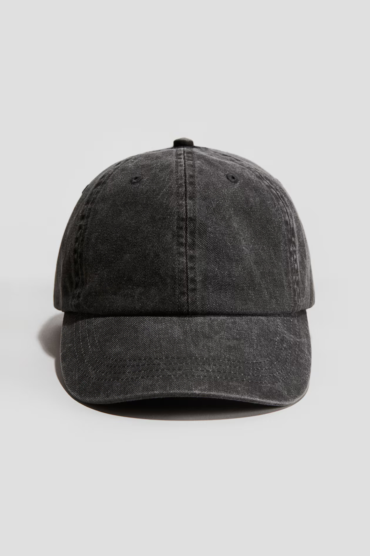 Cotton cap - Washed denim black - Kids | H&M GB | H&M (UK, MY, IN, SG, PH, TW, HK)