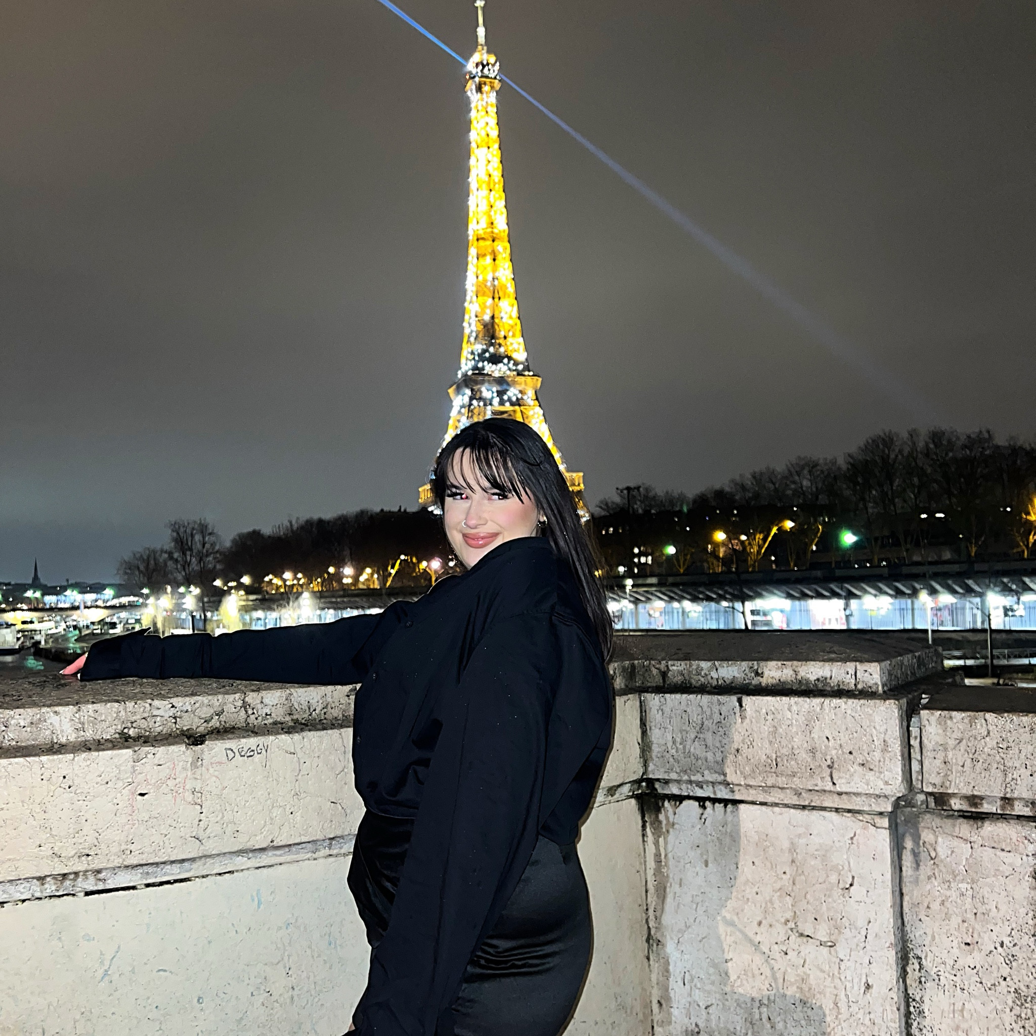 paris outfit fashion in front of the eiffel tower with black shirt and skort

#LTKeurope #LTKstyletip #LTKfit