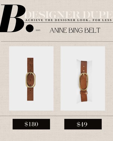 A great dupe for this gorgeous Anine Bing belt! 

#LTKSeasonal #LTKstyletip #LTKfindsunder50