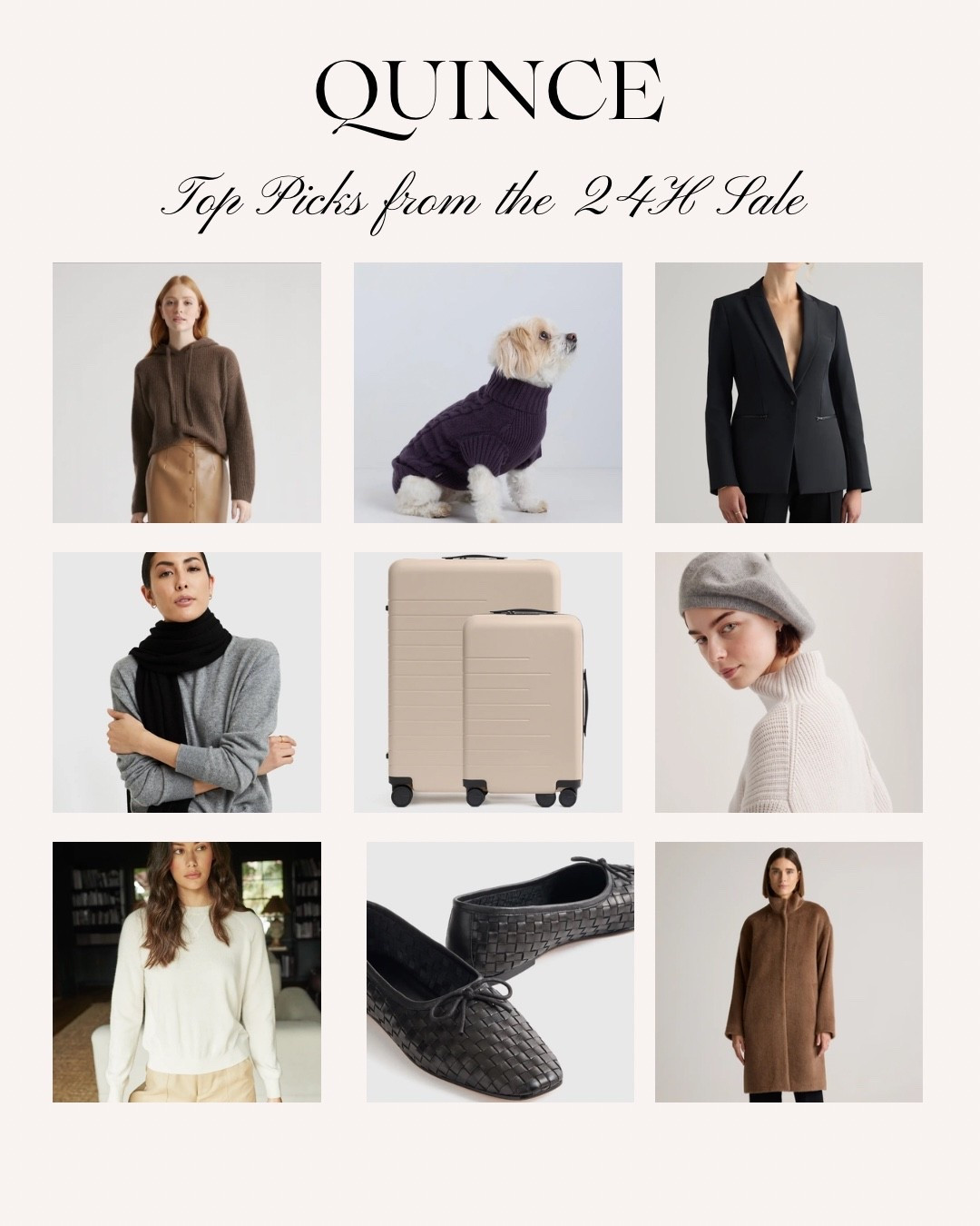 These Quince picks are the kind of staples that plug straight into real life, work, travel, weekends, repeat. If you’re rebuilding basics, upgrading worn-out essentials, or tightening up your wardrobe for the year ahead, this is the lane.

No trend-chasing. No filler pieces. Just smart buys that get worn on rotation.

#LTKWorkwear #LTKSeasonal #LTKSaleAlert