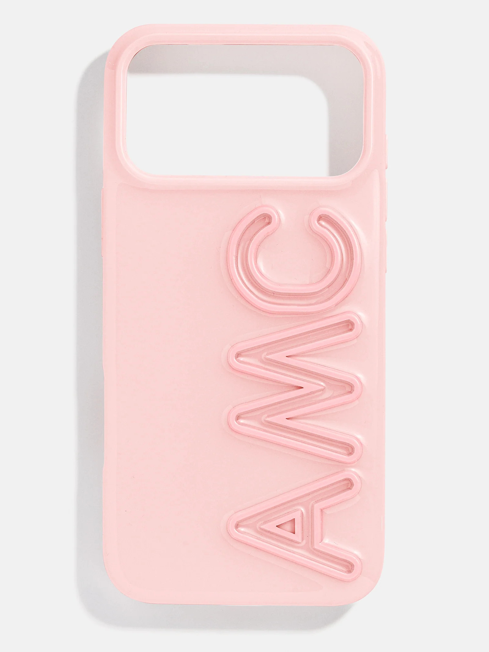 Fine Line Custom iPhone Case - Baby Pink/Baby Pink | BaubleBar