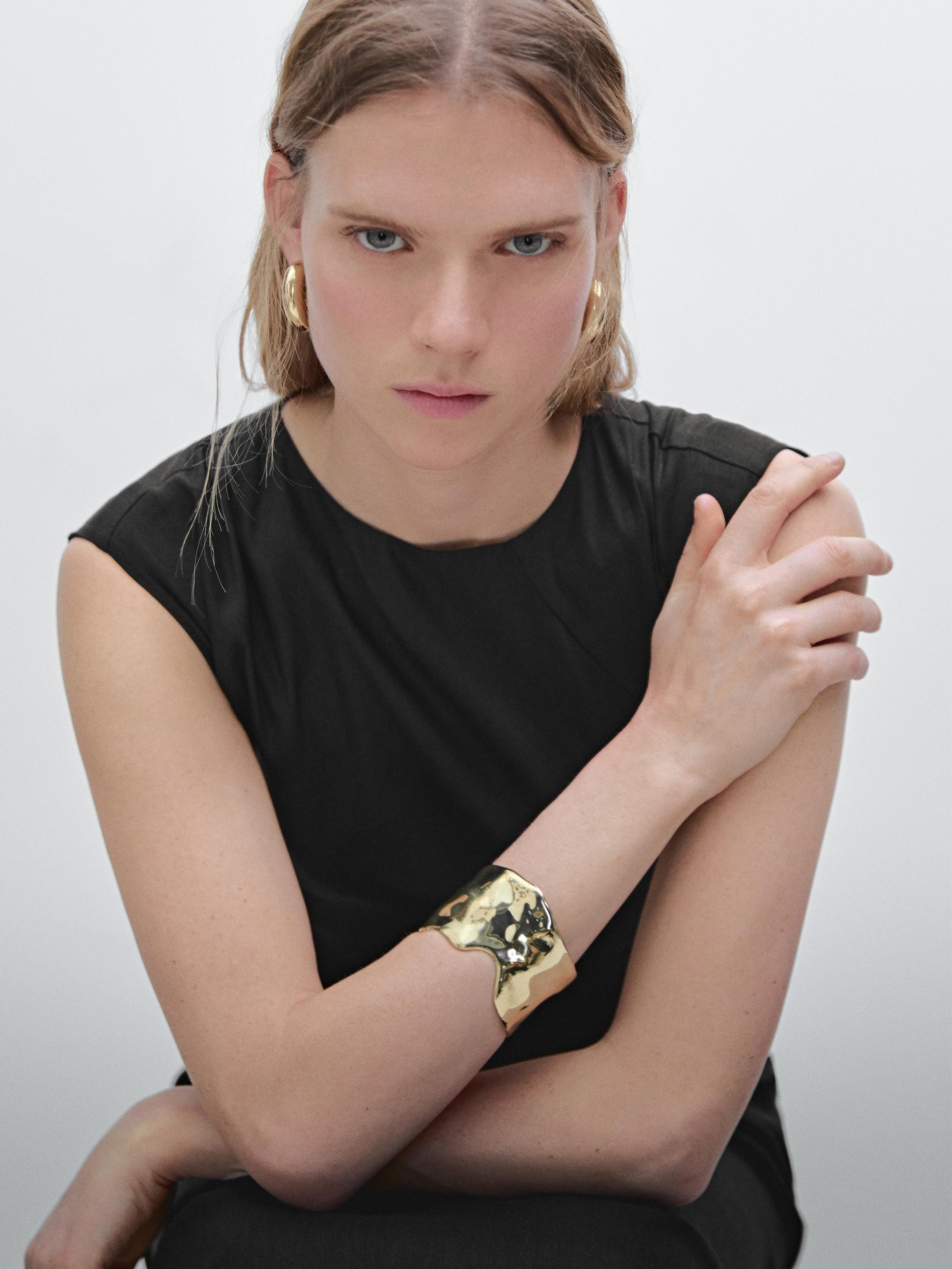 Irregular wide bracelet | Massimo Dutti US