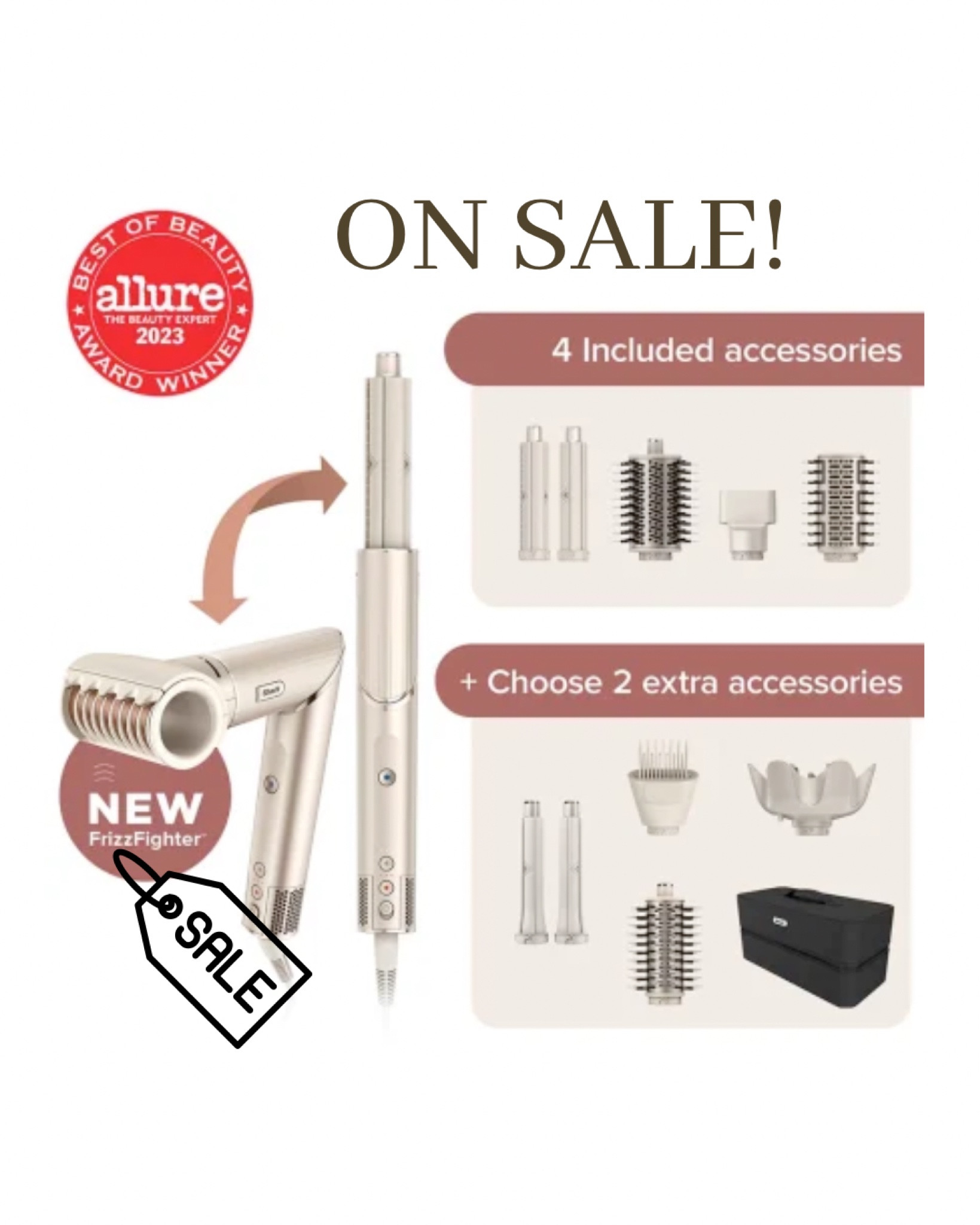 Just ordered! Shark has this exclusive deal on their website ONLY! Love that you get the standard accessories and get to pick two extra! ✨

#LTKbeauty #LTKsalealert #LTKstyletip