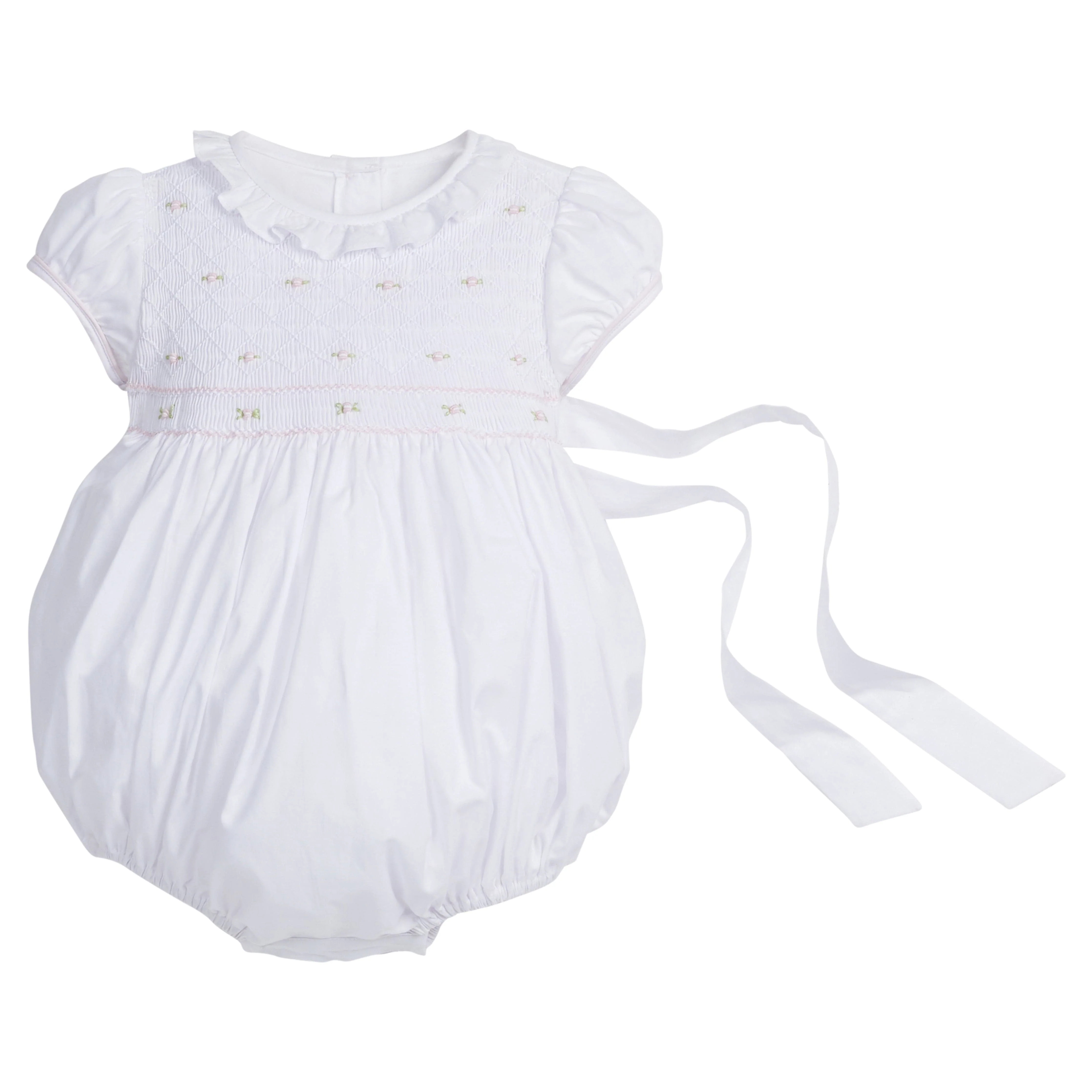 Girls Smocked Claiborne Bubble in Rosebuds | Little English